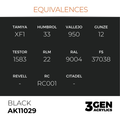 AK Interactive AK-11029 BLACK – INTENSE AK Interactive AK-11029 BLACK – INTENSE