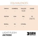 AK Interactive AK11050 LIGHT FLESH – STANDARD