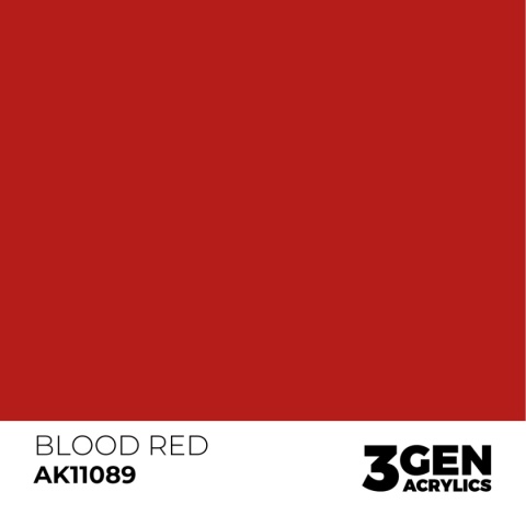 AK Interactive AK-11089 BLOOD RED – STANDARD AK Interactive AK-11089 BLOOD RED – STANDARD