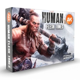 AK-Interactive AK 11603 Human Flesh Tones Set