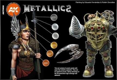 AK-Interactive AK 11608 Metallics Set AK-Interactive AK 11608 Metallics Set