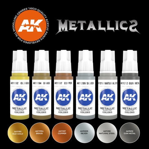 AK-Interactive AK 11608 Metallics Set AK-Interactive AK 11608 Metallics Set
