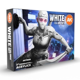 AK-Interactive AK 11609 White Colors Set