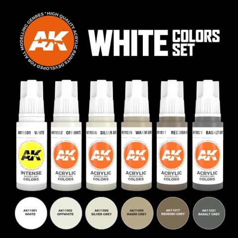AK-Interactive AK 11609 White Colors Set AK-Interactive AK 11609 White Colors Set