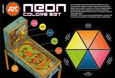 AK-Interactive AK 11610 Neon Colors Set AK-Interactive AK 11610 Neon Colors Set