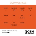 AK Interactive AK11080 DEEP ORANGE – INTENSE