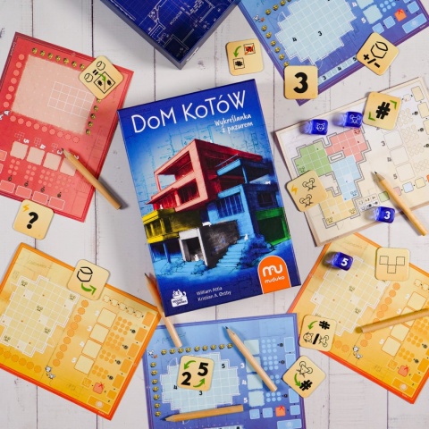 Dom kotów. Wykreślanka z pazurem Dom kotów. Wykreślanka z pazurem