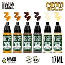 Green Stuff World 10114 Zestaw 6 farb - NMM Gold