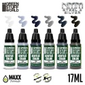 Green Stuff World 10113 Zestaw 6 farb - NMM Steel and Silver
