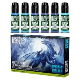 Green Stuff World 10116 Zestaw 6 farb - Pure Blue