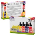 Green Stuff World 13351 Acrylic Inks Set - Transparent Fire