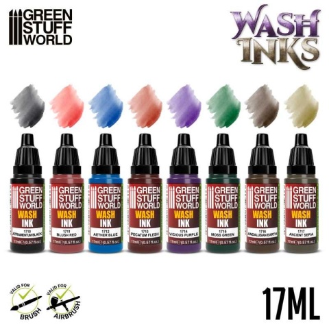 Green Stuff World 9350 Acrylic Wash Ink Paints Green Stuff World 9350 Acrylic Wash Ink Paints