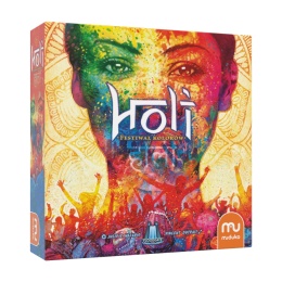 Holi. Festiwal Kolorów. Abstrakcyjna gra przestrzenna