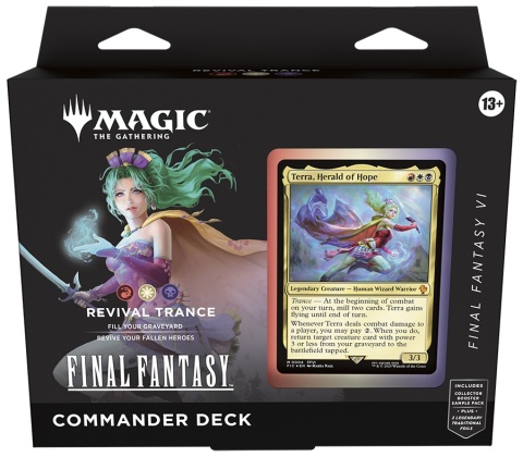 MTG Magic The Gathering - Final Fantasy Revival Trance Commander Deck MTG Magic The Gathering - Final Fantasy Revival Trance Commander Deck