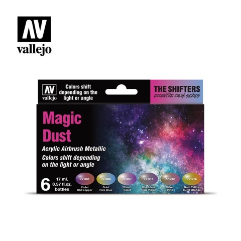 Vallejo 77090 Zestaw 6 farb - Magic Dust Vallejo 77090 Zestaw 6 farb - Magic Dust