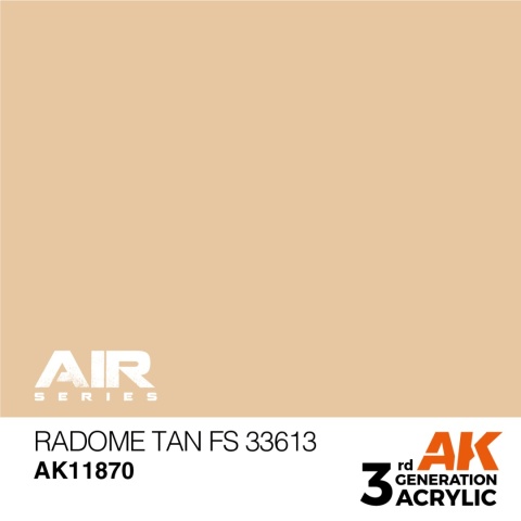 AK Interactive AK11870 Radome Tan FS 33613 – AIR AK Interactive AK11870 Radome Tan FS 33613 – AIR