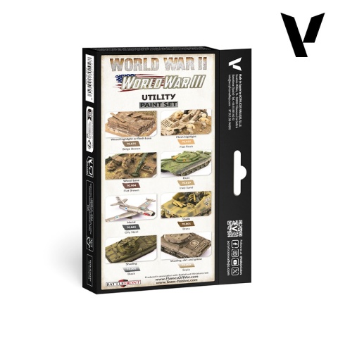 Vallejo 70201 Zestaw 8 farb Utility Paint Set WWII & WWIII Vallejo 70201 Zestaw 8 farb Utility Paint Set WWII & WWIII