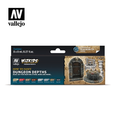 Vallejo 80251 Zestaw Premium 8 farb - Dungeon Dephts